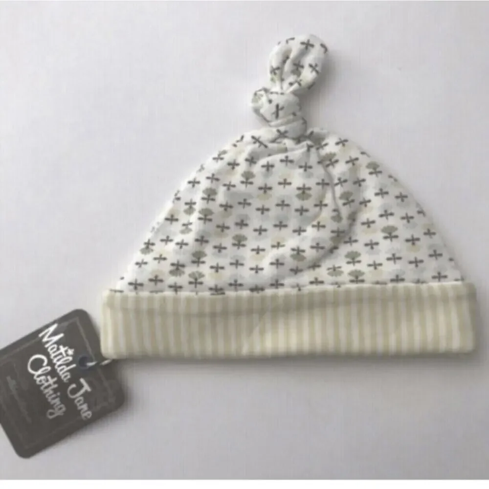NWT Matilda Jane Knot Beanie Hat 12-24m